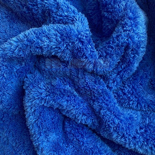 Салфетка из микрофибры плюшевая 50х60 см, арт. 420, синяя